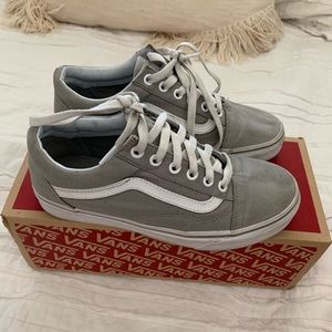 Gray Vans Old Skool